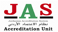 نحن في مختبرات العربي الطبيه معتمدون لبرنامج نظام الاعتماد الأردني JAS منذ 2022